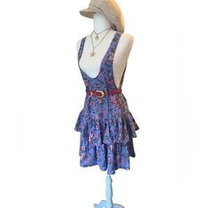 Erika’s Place Floral Ruffle Mini Dress – Size